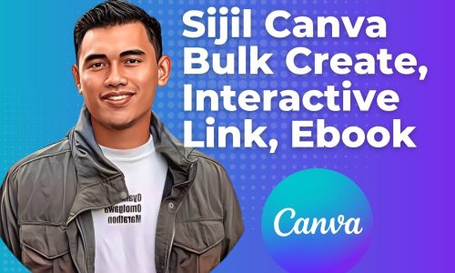 Sijil Canva Bulk Create, Interactive Link, Ebook